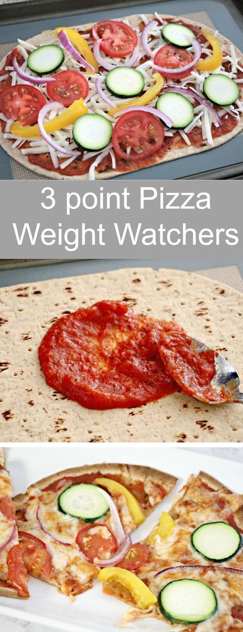 3 Point Weight Watchers Freestyle Pizza Recipe Different Types Of Pizza, Weight Watcher Pizza Recipe, Weight Watchers Pizza, Mojito Recept, Types Of Pizza, Weight Watchers Smart Points, Weight Watcher Dinners, Detox Drinks Recipes, Flatbread Pizza