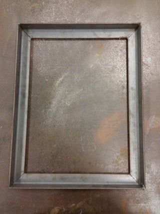 How to Do Metal Miter Joints (making Picture Frame) : 8 Steps (with Pictures) - Instructables Metal Frame Art, Large Outdoor Wall Decor, Diy Metal Frame, Metal Mirror Frame, How To Cut Metal, Texture References, Industrial Frame, Metal Photo Frame, Making Picture Frames