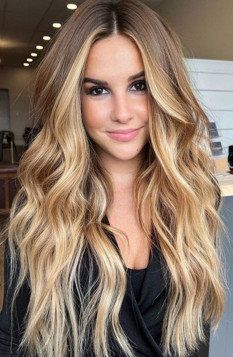 Face-Framing Highlights on Dark Brown Base Brownish Blonde Hair Color, Lived In Blonde Balayage Dark Roots, Blond Ideas, Blonde Hair Fade, Blonde 2023, Cool Blonde Hair Color, Roots Blonde Hair, Caramel Blonde Hair, Cool Blonde Hair Colour