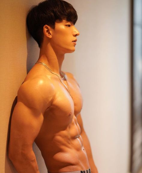 남성 근육, Muka Lelaki, Men Abs, 남자 몸, Handsome Asian Men, Hot Asian Men, Male Fitness Models, Shirtless Men, Korean Men