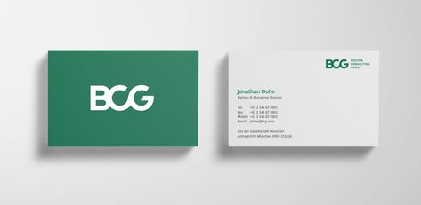 New Logo and Identity for Boston Consulting Group by Carbone Smolan Agency Tree Branding, Namecard Design, Consulting Branding, Visit Cards, Branding Identity Inspiration, Corporate Business Card Design, Business Cards Layout, Name Card Design, Business Card Design Inspiration