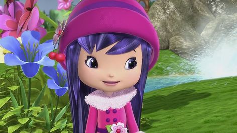 Cherry Jam | Strawberry Shortcake Wiki | Fandom Cherry Jam Strawberry Shortcake, Strawberry Shortcake Berry Bitty, Purple Cartoon Characters, Jam Strawberry, Cake Icon, Strawberry Shortcake Cartoon, Strawberry Shortcake Characters, Cherry Jam, Plum Pudding