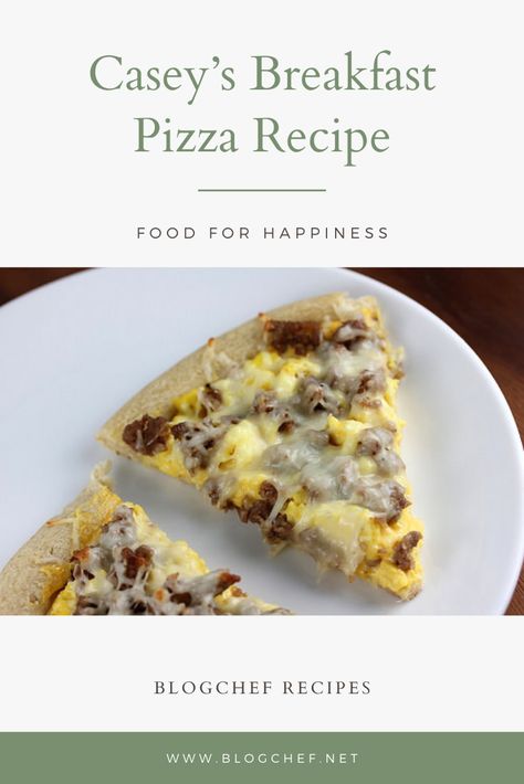 Copycat Pizza Recipe Copycat Caseys Breakfast Pizza, Caseys Breakfast Pizza Recipe, Caseys Breakfast Pizza, Cheese Crust Pizza, Breakfast Pizza Recipe, Pizza Recipes Homemade, Pizza Pizza, Breakfast Pizza, Tasty Bites