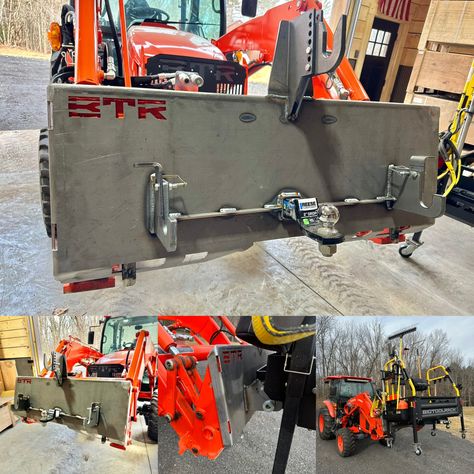 Tractor Hacks, Hitch Attachments, Compact Tractor Attachments, Skid Steer Attachments, Tractor Idea, Tractor Accessories, Tractor Attachments, Metal Fab, Compact Tractors