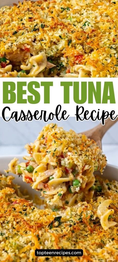 Tuna Casseroles, Best Tuna Casserole, Tuna Bake, Fish Casserole, Tuna Noodle Casserole Recipe, Tuna Casserole Easy, American Goulash, Tuna Casserole Recipes, Monthly Menu