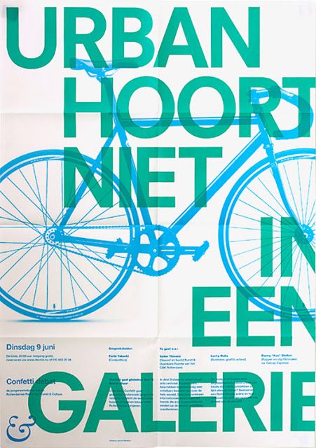 Turquoise Graphic Design, Blue And Green Graphic Design, Dutch Graphic Design, Green And Blue Poster, Blue Green Poster, Urban Graphic Design, Green Graphic Design, International Typographic Style, Turquoise Branding