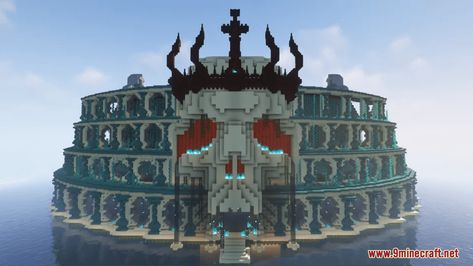 Minecraft Pvp Arena Build, Minecraft Gladiator Arena, Battle Arena Minecraft, Minecraft Arena Build, Minecraft Pvp Arena Ideas, Minecraft Arena Ideas, Minecraft Pvp Arena, Lava Castle, Minecraft Arena