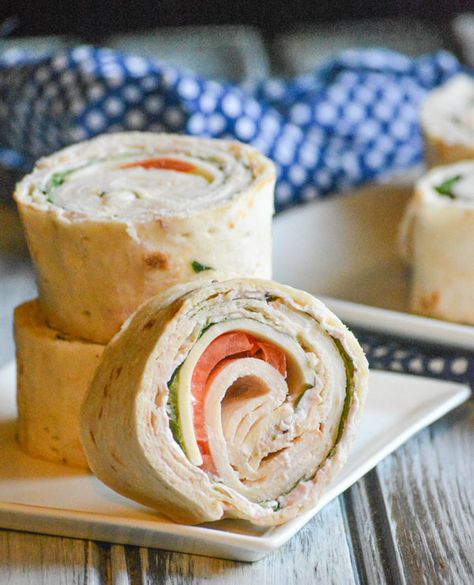 Copy Cat Costco Turkey Swiss Pinwheels - 4 Sons 'R' Us Costco Pinwheels Recipe, Turkey Swiss Pinwheels, Costco Pinwheel Sandwiches, Pesto Turkey Pinwheels, Costco Turkey Pesto Sandwich, Turkey Pinwheels, Turkey Wraps, Pinwheel Appetizers, Pinwheel Recipes