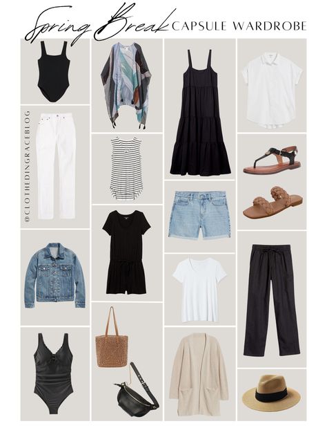 Plus Size Cruise Outfits, Spring Summer Capsule Wardrobe, Fashion Capsule Wardrobe, Spring Capsule Wardrobe, Summer Capsule Wardrobe, Capsule Outfits, Tent Dress, Fashion Capsule, Amazon Essentials