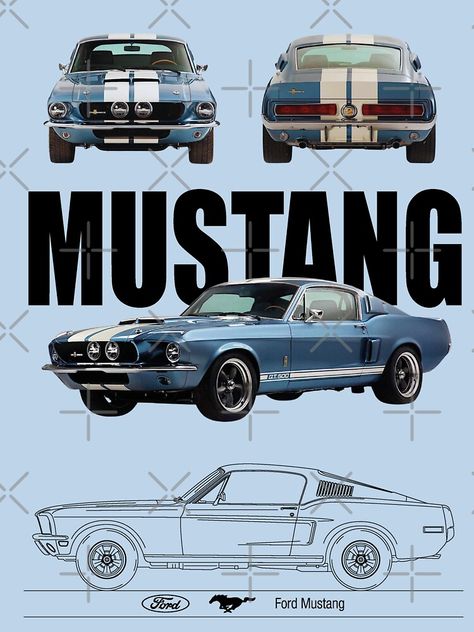 "ford mustang Shelby 1967" Classic T-Shirt for Sale by cthiollet318 Mustang Car Tattoo For Women, 2014 Shelby Gt500, Mustang 1967, Shelby Gt 500, Mustang Wallpaper, Mustang Car, Chevrolet Corsa, Mustang Gt500, Car Racer