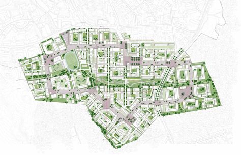 Park Masterplan, Urban Analysis, Urban Design Graphics, Urban Design Plan, Architectural Competition, Industrial Park, Architecture Graphics, Plan Drawing, Urban Park