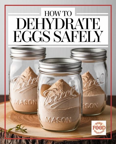 Dehydrate Eggs Safely: Secret to Long-Lasting Breakfast Staples How To Dehydrate Eggs, Dehydrate Eggs, Dehydrating Eggs, Liver Dog Treats, Dehydrated Chicken, Food Dehydrators, Powdered Eggs, Dehydrated Fruit, Dehydrated Food