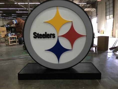 Architectural - Chisel3D Steelers Sign, Wooden Logo, Steelers Logo, Nfl Steelers, Cave Home, Pittsburg Steelers, Steelers Fan, Steelers Football, Handmade Wall Art