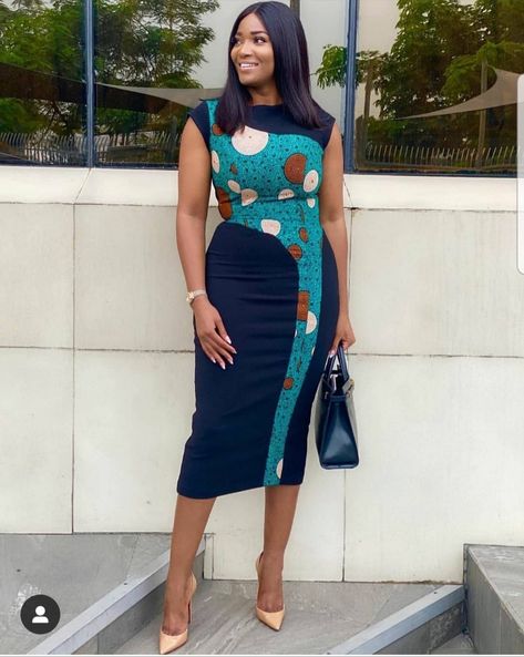 Gowns For Ladies, Corporate Gowns, Ankara Short Gown Styles, Corporate Dress, Short African Dresses, Latest Ankara, Latest Ankara Styles, Office Dresses For Women, African Fashion Ankara