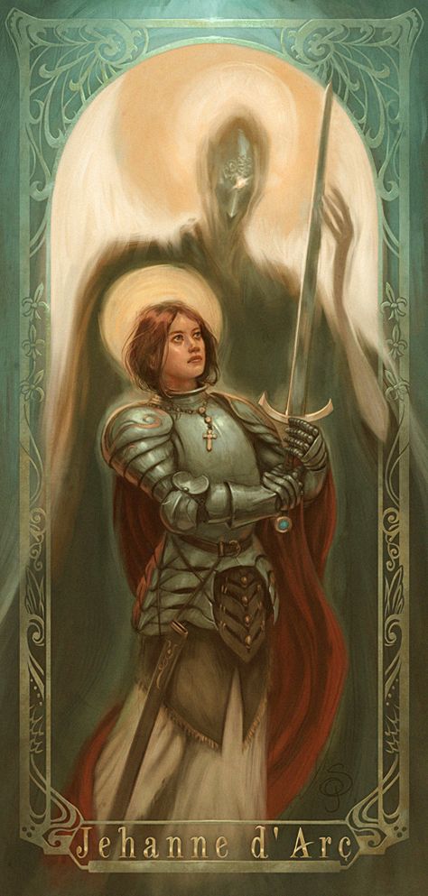 Joan Arc, Santa Joana D'arc, Joan D Arc, Saint Joan Of Arc, Roi Arthur, St Joan, Jeanne D'arc, Etsy Inspiration, Female Knight