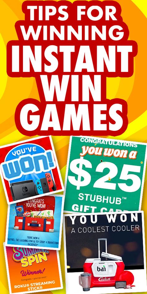 Sweepstakes Tips: How to Win Instant Win Games Win Money Online, Instant Win Sweepstakes, Win For Life, Publisher Clearing House, Contests Sweepstakes, Money Strategy, Instant Win Games, Lottery Winner, Pch Sweepstakes