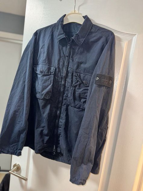 Stone Island Ghost Over shirt Navy Large | eBay Over Shirt, Stone Island, Ghost, Navy, Stone, Fabric