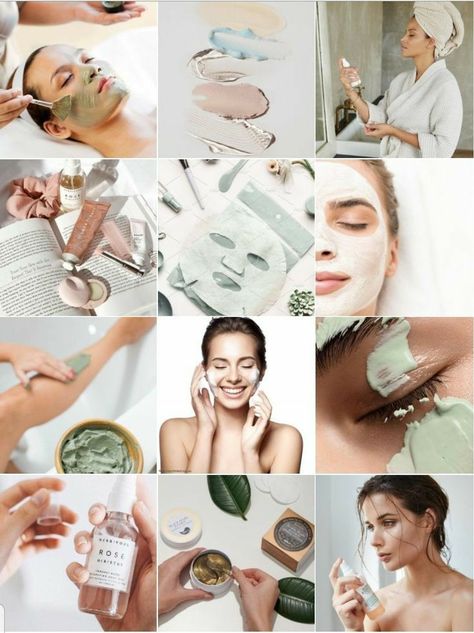 Skin Care Pictures, Instagram Feed Planner, Skincare Products Photography, Instagram Feed Layout, Spa Facial, Instagram Feed Ideas Posts, Branding Photoshoot Inspiration, Beauty Products Photography, Instagram Layout