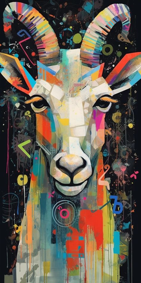 Just to let you know I'm the Greatest Of All Times. #aiaiaiart #AIart #midjourney51 #animalportrait #goat Goat Paintings, Greatest Of All Time, Pet Portraits, All Time, Goats, All About Time, Art Ideas, Paintings, Wallpapers