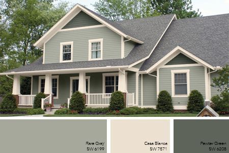 Small House Colors Exterior Paint, Exterior Paint Combinations, Exterior Paint Color Combinations, Grey Exterior House Colors, Best Exterior Paint, House Paint Color Combination, Greige Paint, Clay House, Color Combinations Paint