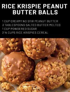 Rice Krispie Peanut Butter Balls Peanutbutter Ricekrispies Ball, Rice Krispie Peanut Butter Balls Recipe, Rice Crispy Peanut Butter Balls, Rice Krispies Balls, Krispie Peanut Butter Balls, Rice Krispie Peanut Butter Balls, Rice Krispie Peanut Butter, Rice Krispie Balls Recipe, Peanut Butter Rice Krispie Balls