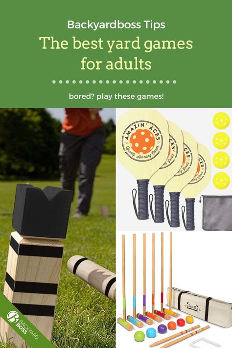 These are our picks for outdoor family games (including the adults!) that you can bring out during an afternoon BBQ. Yard Games For Adults, Kubb Game, Family Games Outdoor, Scientific Facts, Fun Outdoor Games, Entertainment Ideas, Games For Adults, Yard Games, Upper Body Strength