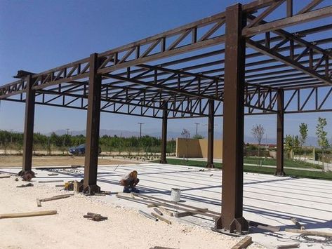 Types of Beam: Defenition and consultation In 2023 I Beam Structure, Metal Roof Construction, Truss Structure, Beam Structure, Steel Structure Buildings, Steel Frame House, Steel Trusses, Roof Beam, Metal Carports