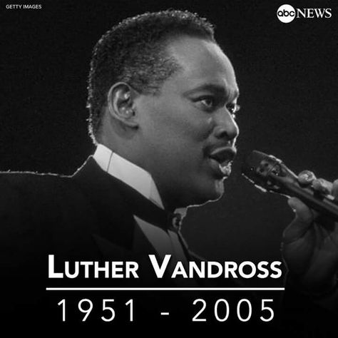 Luther Vandross Luther Vandross Album Covers, Luther Vandross, Soul Train, Vinyl Collection, Celebrity Families, Gone Too Soon, We Missed You, Music Artist, Too Soon