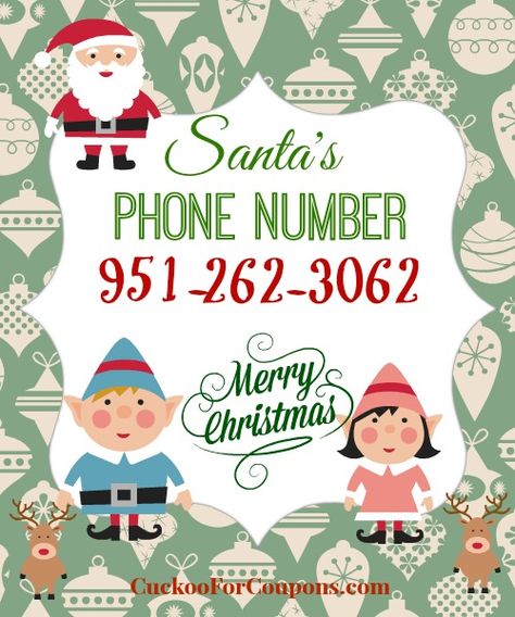 FREE Santa Claus Phone Number - Mojosavings.com Number To Call, Santa Phone, Christmas Pics, 12 December, Santa Clause, Christmas 2014, Christmas Love, Christmas Activities, North Pole