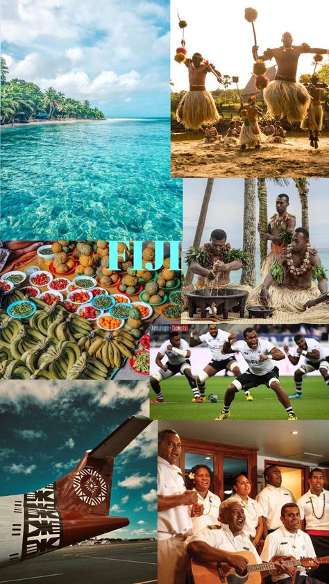 Fiji Aesthetic Wallpaper, Fiji Culture People, Pacific Islander Aesthetic, Fiji Aesthetic, Fijian People, Fiji Culture, Culture People, Selfie Tips, Travel Collage