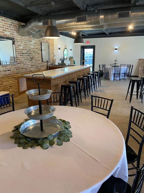 Eighteen-Eighteen Venue - Host Your Small Event in Bryan, TX Small Event Space Ideas, Small Wedding Venues Indoor, Small Venue Space, Small Event Space Design, Small Event Space, Small Party Venues, Bridal Suite Room, Event Space Design, Congratulations Gifts