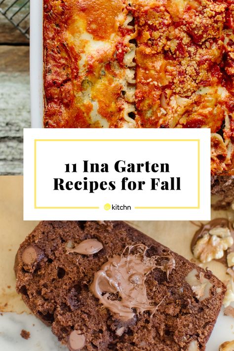 Inga Garten Recipes, Ina Garten Lasagna Recipe, Ima Garten Recipes, Ina Garten Side Dishes, Ina Garten Dinner Recipes, Ins Garten Recipes, Dinner Recipes Ina Garten, Savory Cake Recipes, Suzanne Somers Recipes