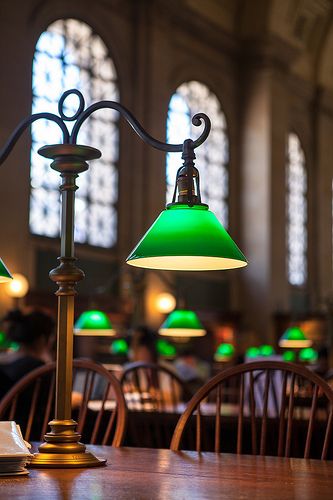 Classical lamp - Boston Public Library Library Study Room, Library Lamp, Negative And Positive, Library Cafe, Positive Comments, Boston Public Library, Library Design, Home Inspection, Vintage Desk