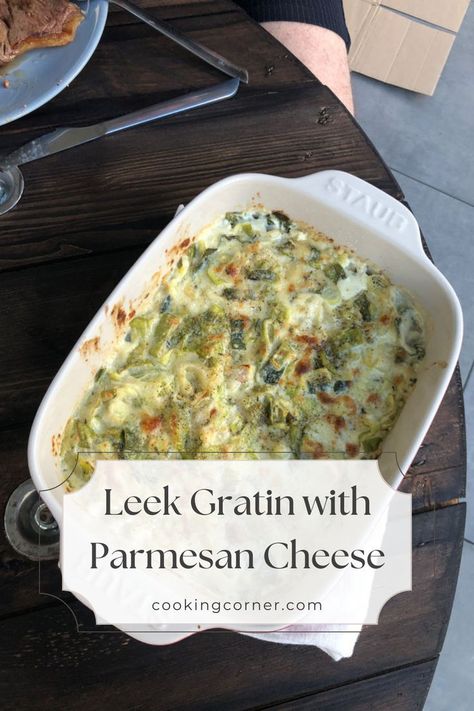 Indulge in the rich flavors of this Creamy Leek Gratin with Parmesan Cheese! This dish elevates humble leeks into a creamy, cheesy delight that will tantalize your taste buds. #dishoftheday #cheesy #foodlover #gratin #yummy #recipe #dinner ideas Leek Gratin, Cheesy Leeks, Leek Recipes, Parmesan Recipes, Recipe Dinner, Classic Dishes, Vegetable Salad, Parmesan Cheese, Leeks