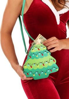 Christmas Purse, Holiday Handbag, Purple Christmas Tree, Addams Family Costumes, Minnie Mouse Costume, Cute Christmas Tree, Purple Christmas, Grinch Stole Christmas