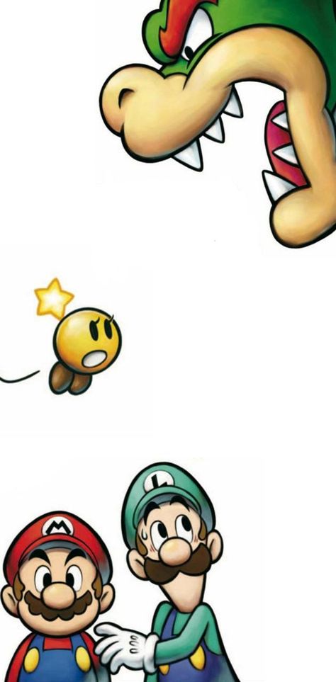 Super Mario Wallpaper Iphone, Mario And Luigi Wallpaper, Super Mario Galaxy Wallpaper, Bowsers Inside Story, Mario Y Luigi, Story Wallpaper, Mario Stuff, Mushroom Kingdom, Super Mario Galaxy