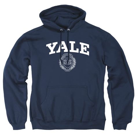 PRICES MAY VARY. YALE UNIVERSITY OFFICIAL YALE SEAL HOODIE - This unisex adult hooded sweatshirt looks stylish on both men and women and is great for easy, everyday wear. PRINTED IN USA - All designs are printed in our high-tech printing facility right here in Detroit, MI. Our shirts are printed on the highest quality & most durable fabrics, and are 50% cotton / 50% polyester and machine washable. OFFICIALLY LICENSED - Each of our designs are 100% officially licensed. The designs are created by Yale University, High Maintenance, Hand Draw, High Tech, Hooded Sweatshirt, Pullover Hoodie, University, Navy, Design