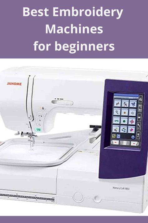 13 Best Embroidery Machines for Beginners - meshthread.com Embroidery Machines For Beginners, Sewing Machine Embroidery For Beginners, Embroidery For Beginners Machine, Embroidery Ideas For Beginners Machine, Embroidery Machine For Beginners, Embroidery Sewing Machines, Machine Embroidery For Beginners, Machine Embroidery Basics, Used Embroidery Machines