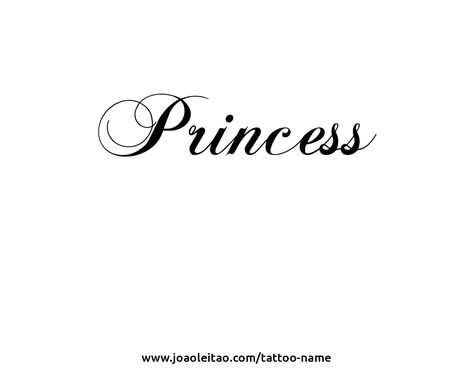 Princess Tatoos Ideas, Simple Princess Tattoo, Princess Tattoo Ideas Words, Word Princess Tattoo, Princesa Tattoo Word, Name Creator, Create Your Own Tattoo, Own Tattoo, Tattoo Name