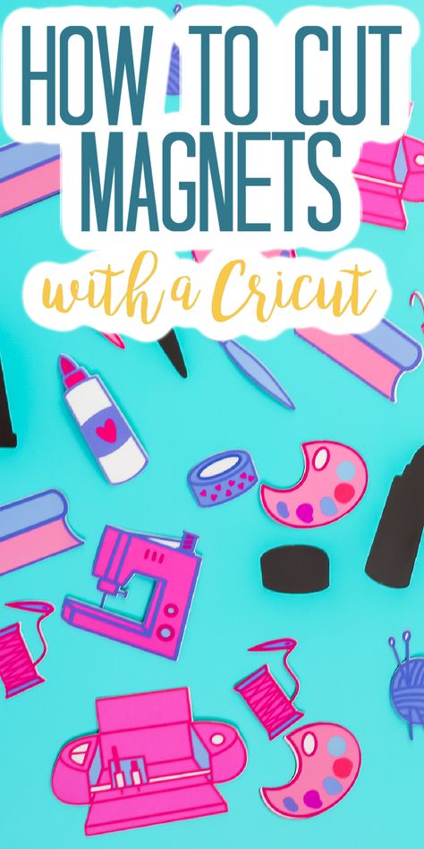 How To Make Your Own Magnets, Magnets With Cricut Maker, How To Make Magnets Diy, Printable Magnet Sheets, Cricut Magnetic Sheet, Circuit Magnets, Cricut Magnets How To Make, Make Magnets With Cricut, Magnet Sheets Ideas