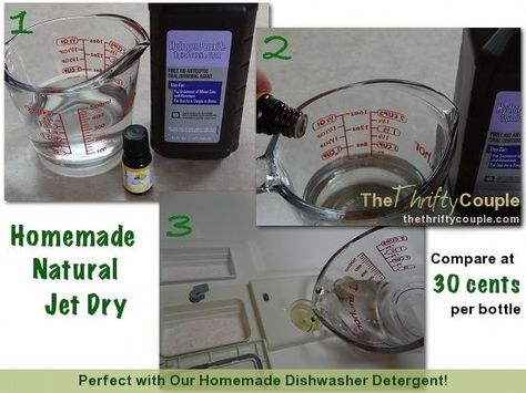 Natural Homemade Jet Dry, it works super well with our Homemade Dishwasher Detergent | Budget Friendly | Frugal living cleaning solutions Homemade Jet Dry, Natural Dishwasher Detergent, Homemade Dishwasher Detergent, Homemade Cleaning Products, Natural Cleaning, Natural Cleaners, Diy Cleaners, Cleaning Recipes, Dishwasher Detergent