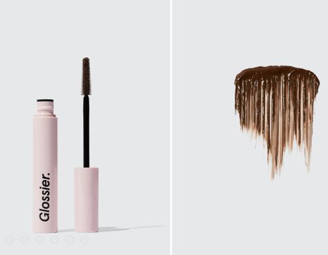 Glossier Mascara Brown, Glossier Lash Slick Brown, Glossier Mascara, Brown Mascara, Light Spring, Waterproof Mascara, Birthday List, Soft Summer, Light Summer