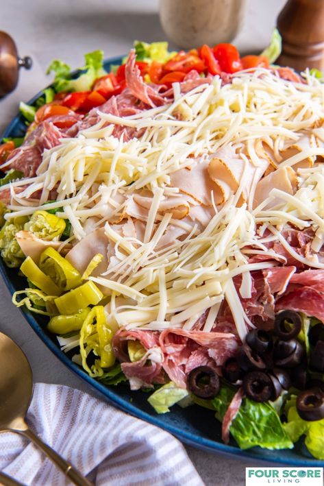 Grinder Salad (Viral TikTok Italian Keto Recipe) Grinder Wrap, Italian Grinder Sandwich, Italian Grinder, Grinder Salad, Grinder Sandwich, Italian Keto, Stuffed Banana Peppers, Keto Recipe, Healthy Salad