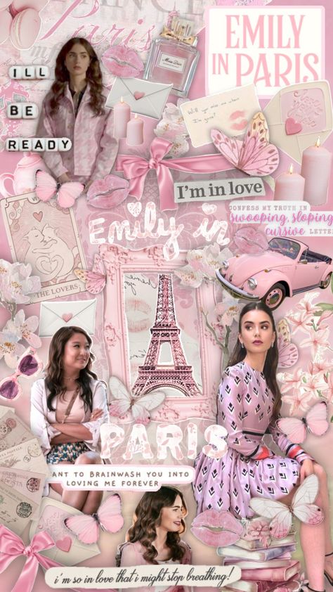 ⋆｡˚ ˚ 🎀 ♡ emily in paris ♡ ｡˚🥐⋆｡˚ Pink Spring Aesthetic, Emily In Paris Wallpaper, Quotes Pink Aesthetic, Wallpaper Shuffle, Emily In Paris Aesthetic, Paris Aesthetic Wallpaper, Quotes Pink, Taylor Swift Midnights, Animated Wallpaper