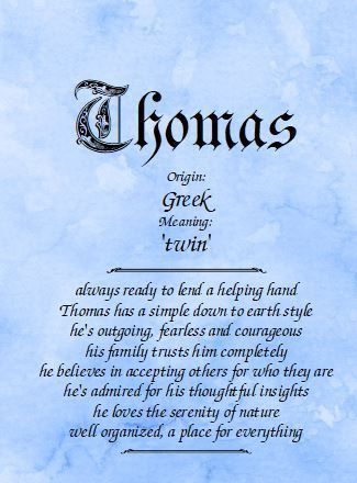 Meaning of the name Thomas St Thomas Apostle, Classy Names, Jordan Name, Max Name, Thomas Name, Uncommon Names, Jake Thomas, Boy Names List, Meaning Of Names