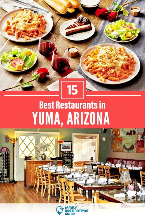 Want to see the best restaurants in Yuma, AZ? We’re FamilyDestinationsGuide, and we’re here to help: From incredible brunch spots and amazing places to eat dinner, to local foodie spots and hidden gems, discover the BEST Yuma restaurants - so you get memories that last a lifetime! #yuma #yumarestaurants #restaurantsinyuma #bestrestaurantsinyuma #placestoeatyuma Arizona Restaurants, Best Mexican Restaurants, Yuma Arizona, Best Italian Restaurants, Family Destinations, Restaurant Guide, Italian Kitchen, Tasting Menu, Food Places