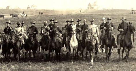 A history of Teddy Roosevelt's Rough Riders in New Mexico Patriotic Pictures, Animal Agriculture, Teddy Roosevelt, Moments In Time, Rough Riders, Oregon Trail, New Mexican, Happy Trails, Open Letter