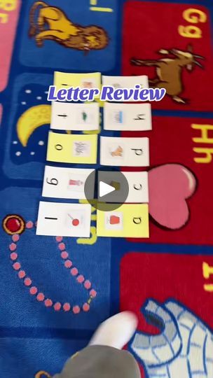 1.5K views · 34 reactions | 🎶🔡 'Round the Carpet Letter Review! With alphabet cards spread out, they walk around the carpet while we sing, then quickly find their assigned letter. It's a perfect blend of movement, music, and letter recognition! #PreschoolLearning #AlphabetFun #ActiveLearning #PreschoolVibes #PreschoolTeacher #letterreview | Preschool Vibes Preschool Phonics, Letter Recognition Activities, Alphabet Cards, Reading Centers, Creative Activities For Kids, Preschool Learning Activities, Preschool Teacher, Letter Recognition, Working With Children