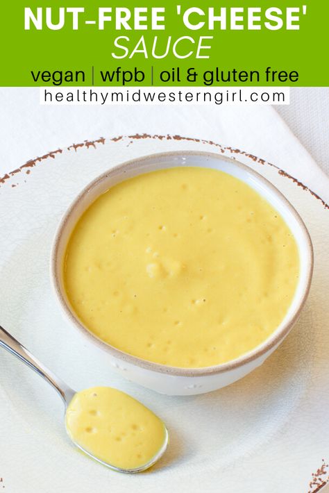 Vegan Cheese Sauce Nut Free, Chickpea Cheese, Nutritional Yeast Recipes, Yeast Recipes, Vegan Cheese Recipes, Vegan Cheese Sauce, Vegan Cheddar, Wfpb Recipes, Vegan Dip