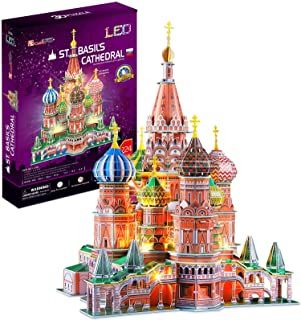 Amazon.com: 3d jigsaw puzzles for kids ages 10-12 Toys For Teens, 3d Jigsaw Puzzles, St Basils Cathedral, Building Crafts, St Basil's, Maze Puzzles, Puzzles For Adults, Cathedral Architecture, Jigsaw Puzzles For Kids